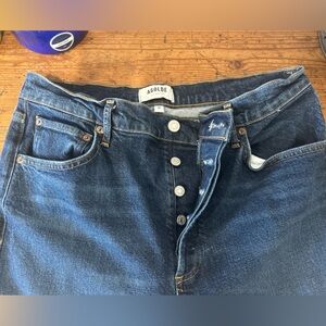 Agolde Dark Blue Denim Jeans